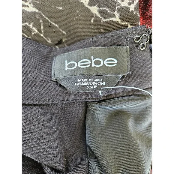 NWT Xsmall Bebe dress abstract - Picture 5 of 5